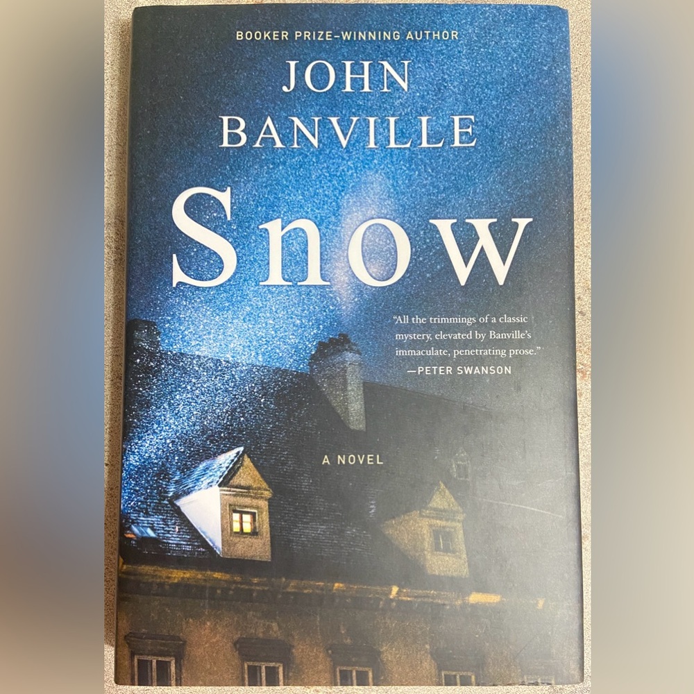 John Banville, Snow Hardcover Novel Prize Winning Author